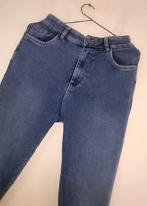 Blue High Waist Jeans For Women