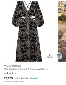 cutwork embroidred backless  Maxi Dress