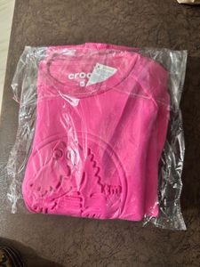 Crocs Pink Sweatshirt