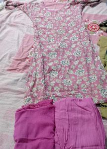 Pink Kurta Set