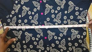 Paisley Print Tunic Blue Top