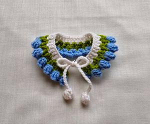 Crochet Tulip Cat Collar 🐈🌷