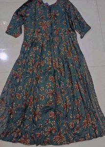 Elegant Green Printed Kurta Set