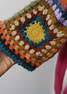 Colorful Crochet Cardigan