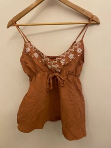 Boho Embroidered Tank Top
