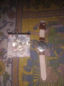 Green Leather Watch