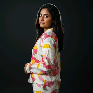 Floral Print Night Suit