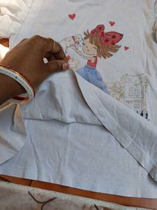 Girl's Graphic Print Top