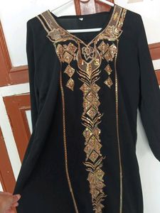 Black Abaya Strecheble