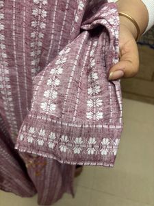 Calcutta Embroidery Kurta,Dupatta &amp; Go Colors Pant