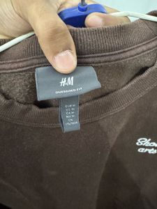 h&amp;m oversized sweatshirt