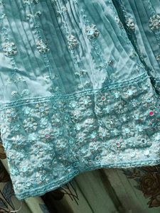Aqua Lehenga Choli