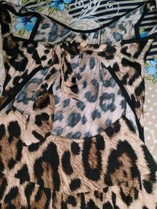 Leopard Print Romper