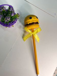burger ball pen And Pikachu Themed Pouch
