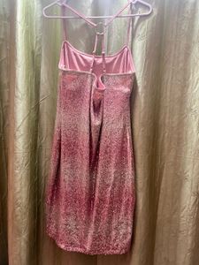 Pink Sequin Mini Dress
