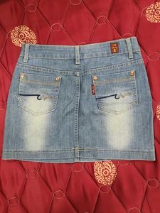 Denim Mini Skirt