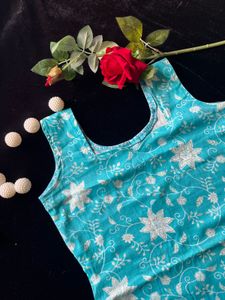 Floral Print Kurta