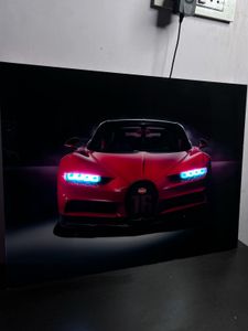 Bugatti Car LED Frame