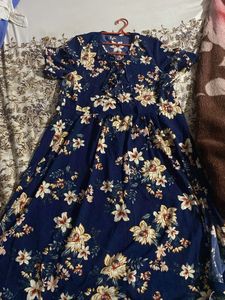 Floral Navy Dress