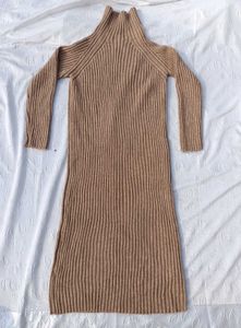 Elegant Knit Midi Dress