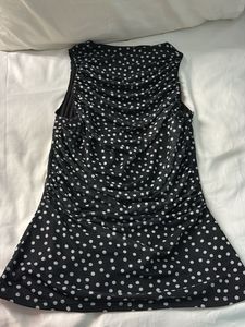 Polka Dot Sleeveless Top