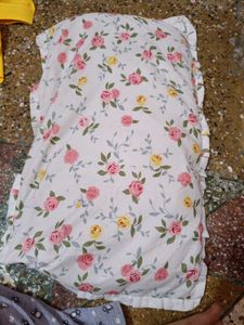 Yellow Embroidered Kurti Dress
