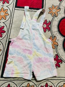 Tie-Dye Girl&#39;s Romper🩷🤍🩵