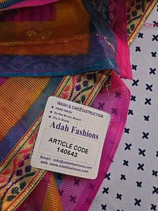 Weekend sale ✨✨Pink saree With Designer Work ✅🆕