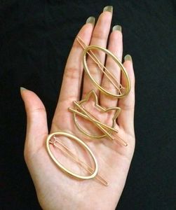 Golden Hair Clips.