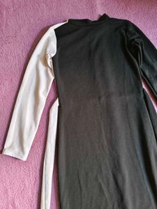 Two-Tone Midi Dress