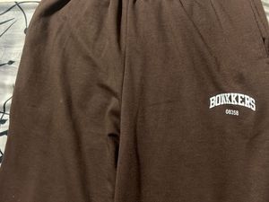 Brown Wide Leg Sweatpants