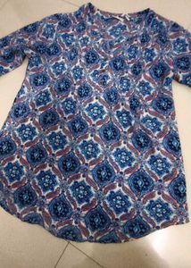 Patterned Tunic Top