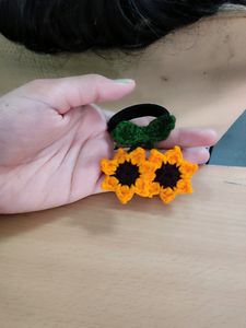 Crochet Hair Tie 🌻🌻