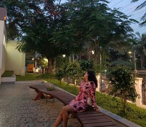 A Floral Printed Cute Dress