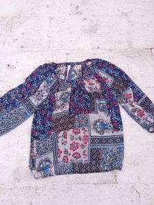 Floral Patchwork Blouse