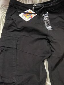 Black Cargo Pants - New with Tags