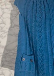Mini Blue Dress With Pocket