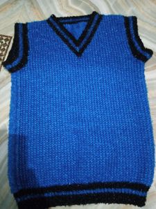 Blue And Black Sweaters Chamkila Wool