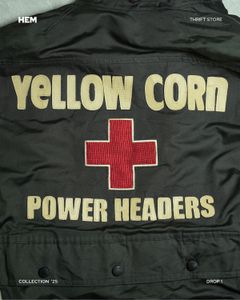 Yellow Corn Biker Jacket