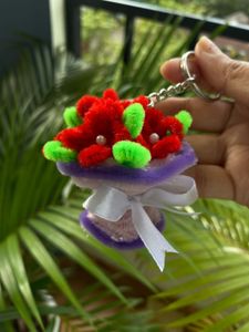 Flower Bouquet Keychain