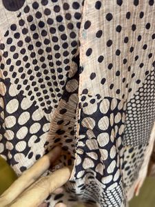 Stylish Nude Orangish Printed Top With pockets