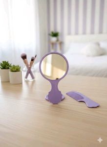 Handheld Mirror &amp; Comb Set