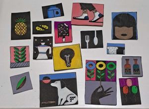 Hand Painted Fridge Magnets