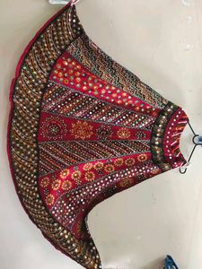 Pure Cotton Ethnic Skirt With Adjustable Blouse