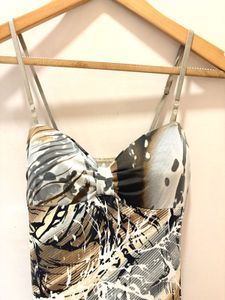 Beautiful Abstract Print Mini Dress