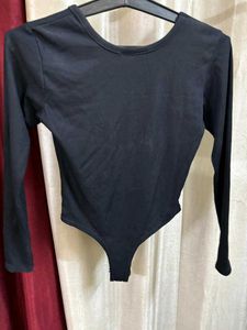 Black Long Sleeve Bodysuit