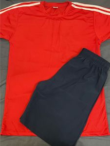 Red & Navy Active T-Shirt Set