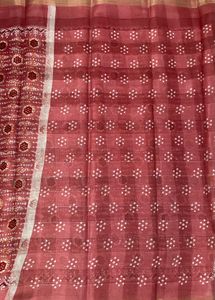 Brand New Block Print Chanderi Saree
