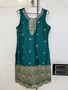 Embroidered Sharara Salwar Suit