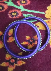 Purple Bangles (Set of 2)